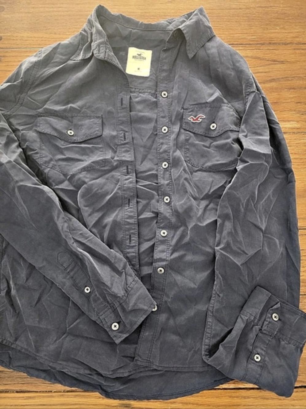 Hollister Casual Button Down Shirt Size Medium